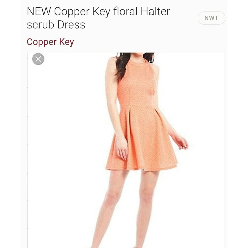Copper Key dress, new with tags, size medium